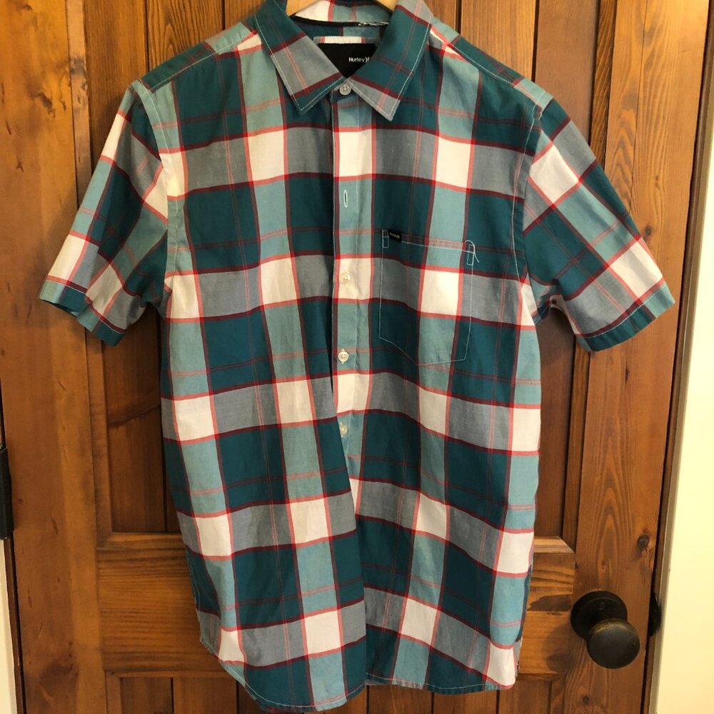 Hurley Casual Short Sleeve Shirt - Men's Medium